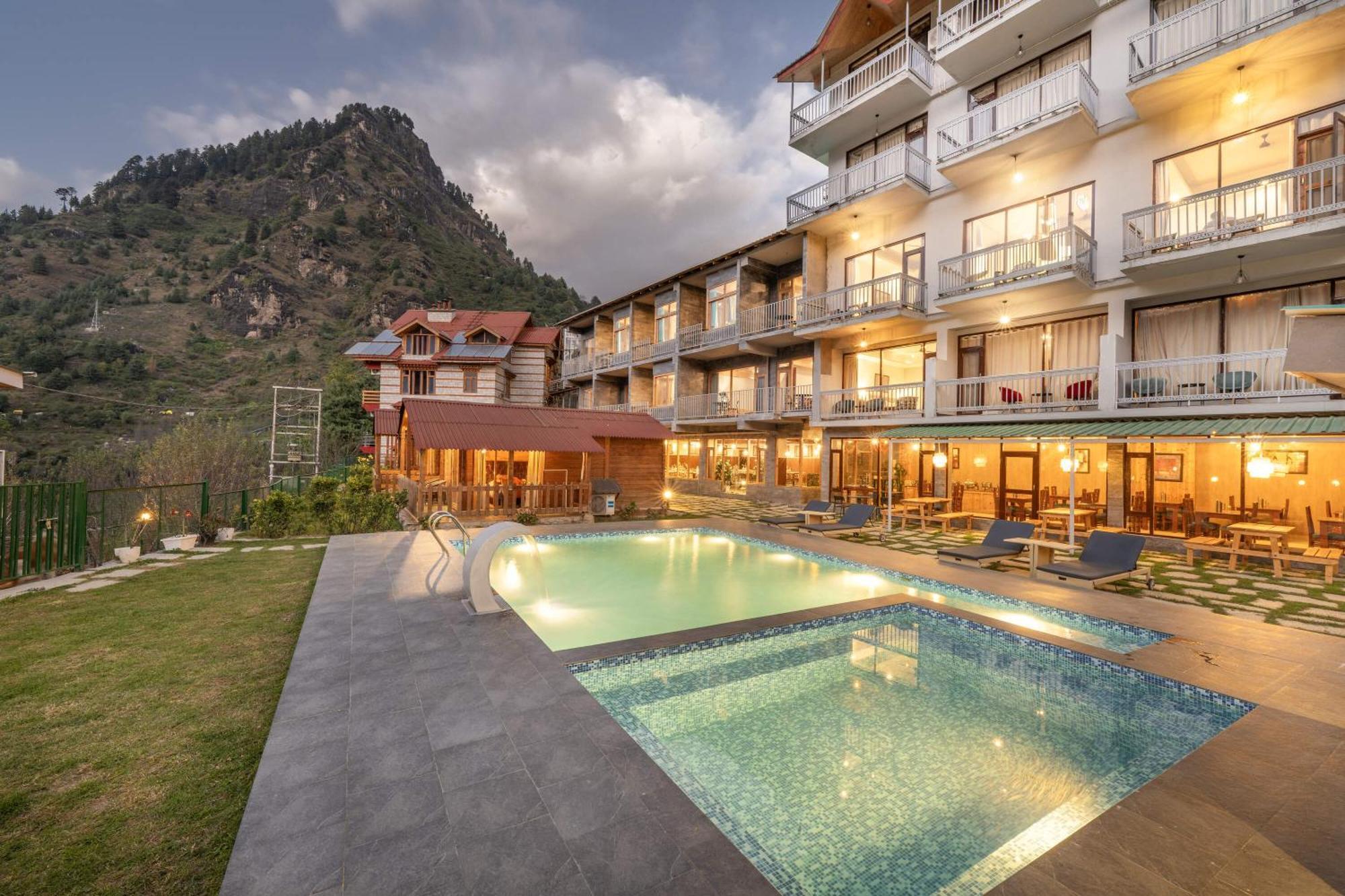 Echor Himalayan Heights Manali Hotel Bagian luar foto