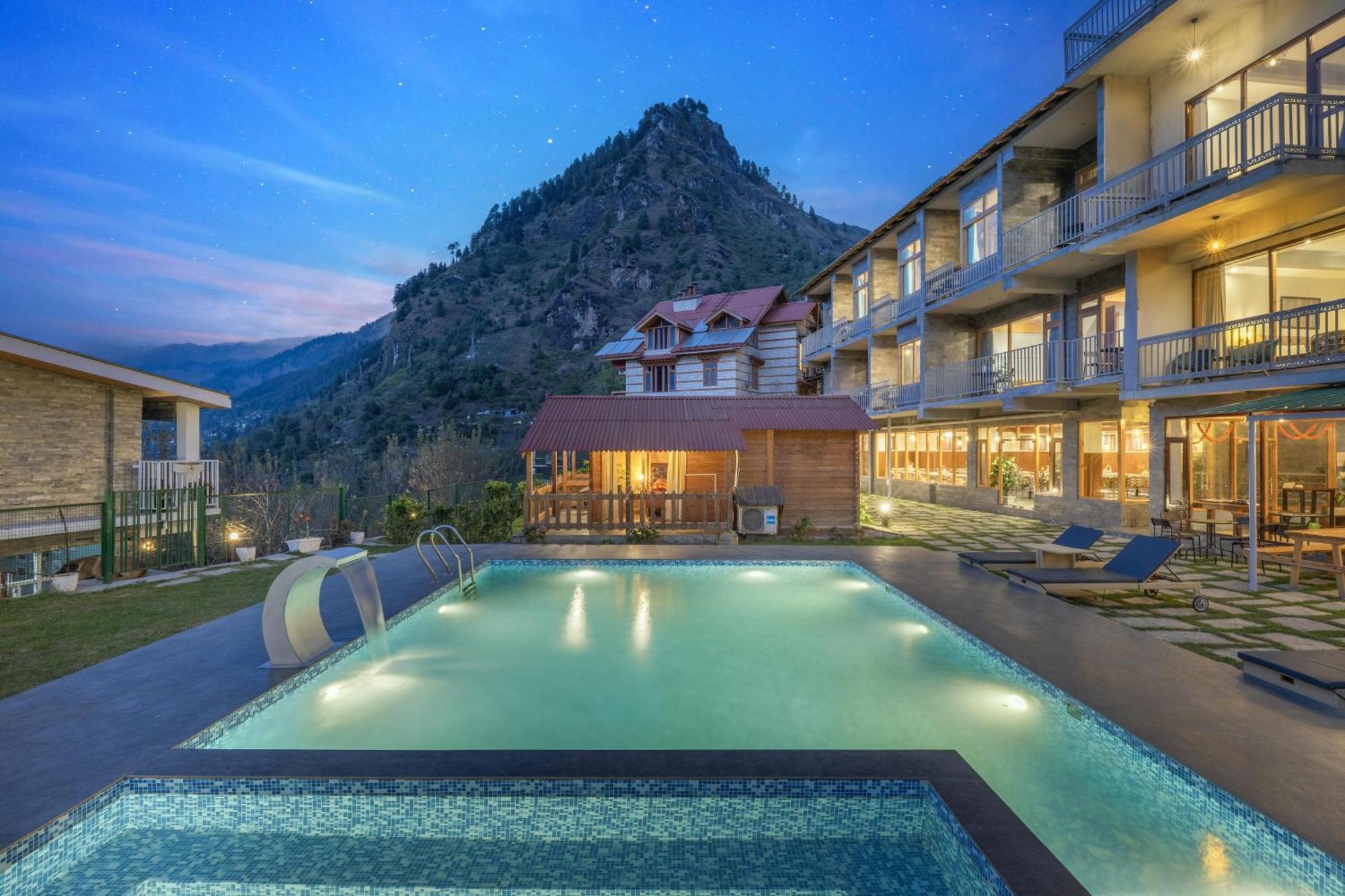 Echor Himalayan Heights Manali Hotel Bagian luar foto